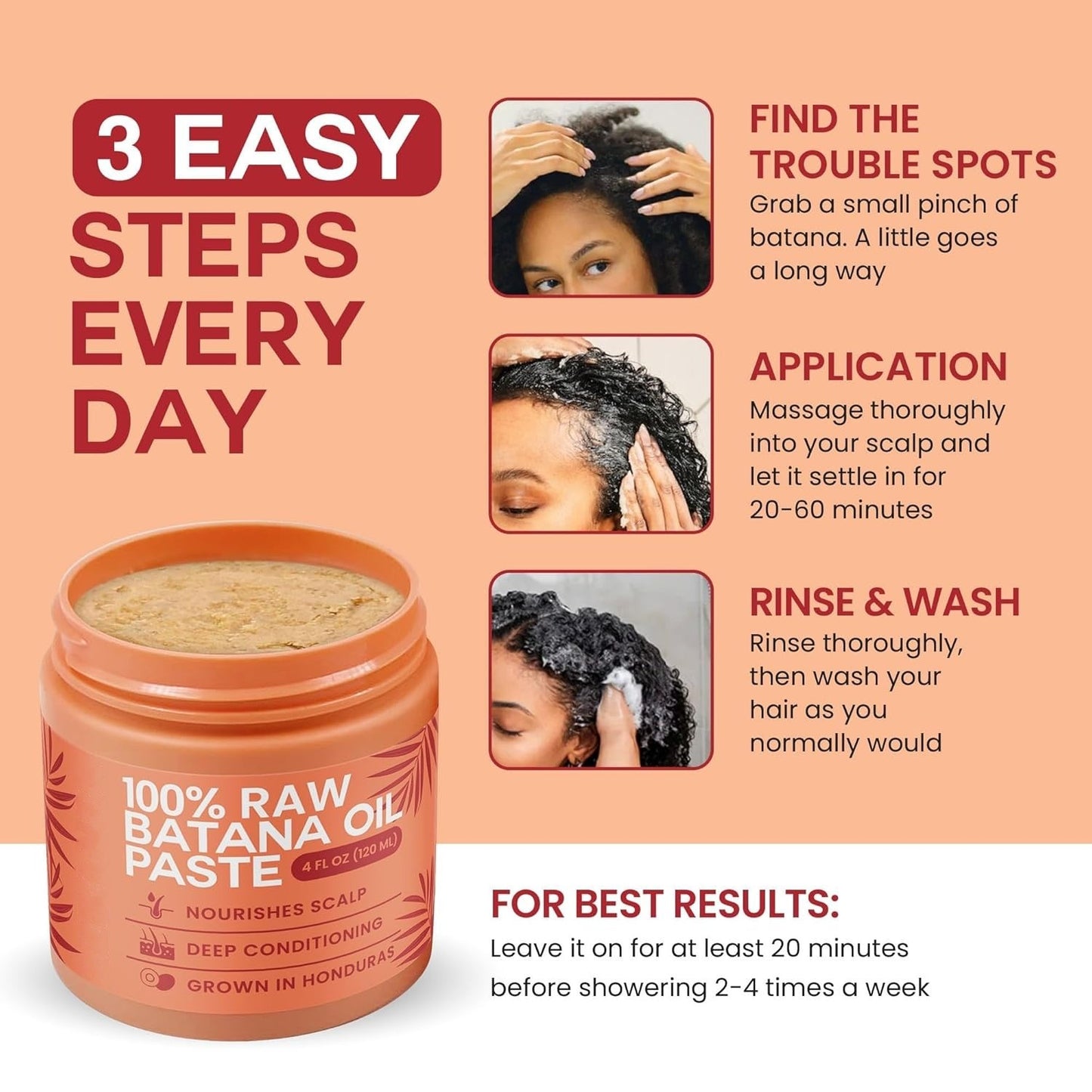 100% Raw Batana Oil Paste